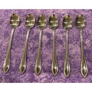 Wallace American Tradition 18/10‎ Stainless Iced Tea Spoons Set Of 6 Flatware